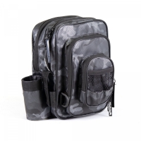 Сумка рыболовная "Yaman" Street Fishing MultiLock Pocket, 16х19х24 см, цв. серый камуфляж, Y-SFML-01