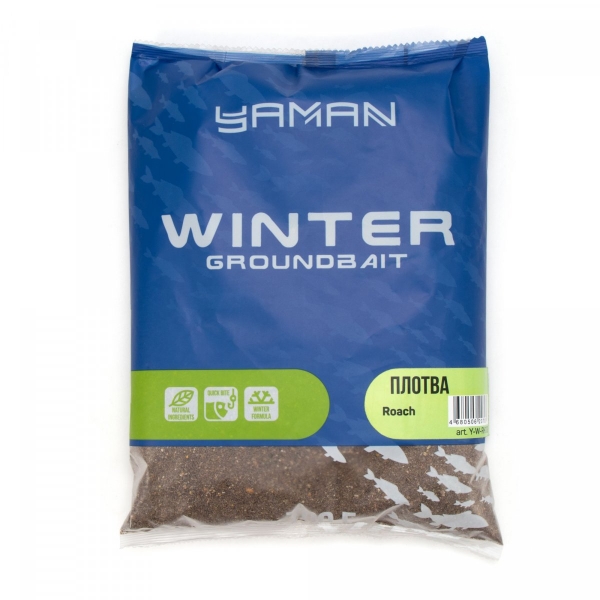 Прикормка Yaman Winter  Roach зимняя (плотва), 700 г, Y-W-RH700