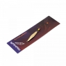 Блесна вертикальная "ЯМАН" Пиявка c тройником, размер 40 мм, вес 5,1 г, цвет никель/латунь, Я-БВ217