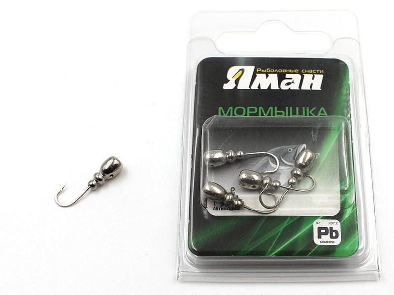 Мормышка "ЯМАН" Немка с отв.,цв.NL, вес 0,8 г (уп. 5 шт.), Я-МР0018