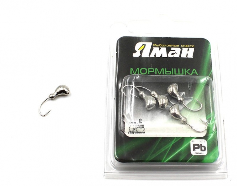 Мормышка "ЯМАН" ст. муравей с отв.,цв.NL, вес 0,5 г (уп. 5 шт.), Я-МР0023