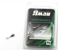 Мормышка "ЯМАН" капля с отв.,цв.NL, d 3, вес 0,2 г (уп. 5 шт.), Я-МР0038