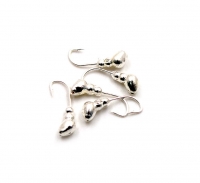 Мормышка "ЯМАН" муравей с отв.,цв.SILVER PLATED, d 3, вес 0,3 г (уп. 5 шт.), Я-МР0060