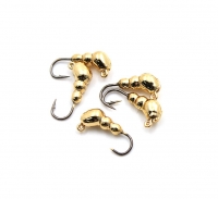 Мормышка "ЯМАН" муравей с ушком,цв.GOLD PLATED, d 4, вес 0,5 г (уп. 5 шт.), Я-МР0074