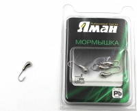 Мормышка "ЯМАН" уралка с отв.,цв.NL, d 4, вес 0,5 г (уп. 5 шт.), Я-МР0088