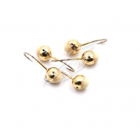 Мормышка "ЯМАН" шар с отв.,цв.GOLD PLATED, с фосф. пяткой, d 6, вес 1,2 г (уп. 5 шт.), Я-МР0200
