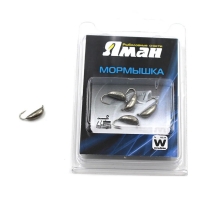 Мормышка вольфрамовая Yaman Банан с ушком, р. 4, вес 1.5 г, цвет никель, 5 шт. Я-МР0272