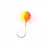 Мормышка вольф"ЯМАН"Шар с отв, р.6, вес 1,90 цв.жел.-оранж.(уп.5 шт.), Я-МР2360