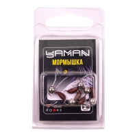 Мормышка безнасадочная Yaman Банан матовый шоколад, d-3 мм, вес 0.5 г, шарик никелированный, 5 шт., Я-МР2657