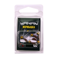 Мормышка безнасадочная Yaman Банан матовый шоколад, d-3 мм, вес 0.5 г, шарик латунный, 5 шт., Я-МР2658
