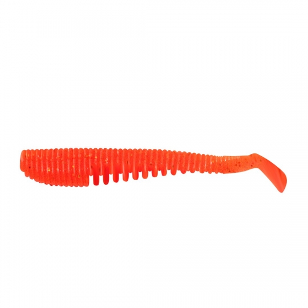Виброхвост YAMAN PRO Legend Minnow, р.4 inch, цвет #03 - Carrot gold flake (уп. 5 шт.), YP-LM4-03